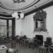Glasgow, 4 Clairemont Gardens, Buchanan Bridge Club, interior.
View of front room, first floor from South-West.