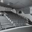 Interior. View of S side of main auditorium from NW