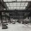 Glasgow, Dunn Street, Sir William Arrol's Dalmarnock Iron Works, interior.
General view of machine shop from South.
