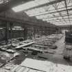 Glasgow, Dunn Street, Sir William Arrol's Dalmarnock Iron Works, interior.
General view of point shop, from East.