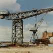 Glasgow, Fairfield Shipyard.
General view of 200 tonne giant cantilever crane from South.