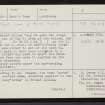 NB90 SW & NW 4, Ordnance Survey index card, page number 1, Recto 