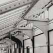 Glasgow, Fotheringay Road, Maxwell Park Station.
Detail of canopy support.