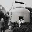 Glasgow, Garden Festival.
General view of the Inverclyde District Council exhibit, a giant kettle.