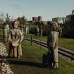 Glasgow, Garden Festival.
General view of the cloth scarecrows.