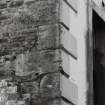 Glasgow, 394 Gallowgate.
View of North-East corner showing detail of stone quoins.