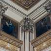 Interior. Second Floor Banqueting Hall, "VIRTUES" murals by A Walker