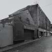 View from N of former wash house, converted to accommate stalls in the Barrowland market