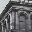 Glasgow, 140-54 Gorbals Street, Gorbals Baths
Detail of second floor window and balustrade.
