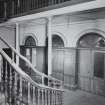 Glasgow, 140-54 Gorbals Street, Gorbals Baths, interior
Detail of first floor stair landing.
