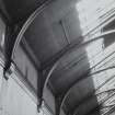 Glasgow, 140-54 Gorbals Street, Gorbals Baths, interior
Detail of corbel wall posts and braces of roof structure.
