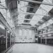Glasgow, 140-54 Gorbals Street, Gorbals Baths, interior
General view of swimming pool including roof and changing rooms.

