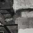 Glasgow, 638-646 Govan Road, Napier House, interior
Detail of North block first floor concrete floor constuction. 
