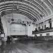 Glasgow, 401 Govan Road, Govan Town Hall, interior
View of West block main hall including panelled ceiling.