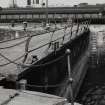 Glasgow, 18 Clydebrae Street, Govan Graving Docks.
General view from South of no.1 graving dock gate.