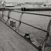 Glasgow, 18 Clydebrae Street, Govan Graving Docks.
General view from South-West of folding hand rails on no.1 graving dock gate.