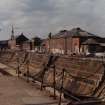 Glasgow, 18 Clydebrae Street, Govan Graving Docks.
General view from South-East of workshops and pumphouse of no.1 graving dock.