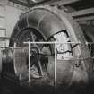 Glasgow, 18 Clydebrae Street, Govan Graving Docks, interior.
General view of drive motor for main pump (650hp) of no.3 graving dock.