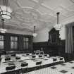 Glasgow, 1030-1048 Govan Road, Shipyard Offices, interior
View of managers dining room in office building from North East.