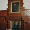 Glasgow, 1030-1048 Govan Road, Shipyard Offices, interior
View of fireplace with portrait above in manager's dining room.