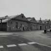 View from NE of former Plumbers' shops