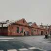 View from NE of former Plumbers' shops