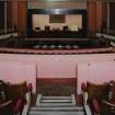 Interior. 
View of main auditorium from balcony from S.