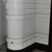 Interior. 
Detail of dado and plasterwork