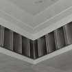 Interior. 
Detail of plaster cornice.