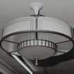 Interior. 
Detail of light fitting.