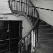 Interior. 
Detail of gallery access stair.