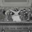 Interior. Apse detail of War Nemorial  sculpture freize by Evelyn Beale 1923
