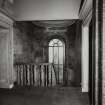 Glasgow, Hamilton Road, Caldergrove House, interiror.
General view of staircase hall from North, first floor.