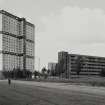 Glasgow, Hutchesontown.
View of Area E and Sandiefield flats from South-East.