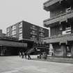 Glasgow, Hutchesontown.
View of Area C commercial centre from North-East.