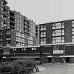 Glasgow, Hutchesontown.
View Area C from South-West showing back of commercial centre.