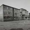 Secondary school. Main central block. View from S