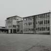 Secondary school. Main central block. View from WNW