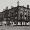 Glasgow, 1 Lambhill Street.
General view of 149-159 Paisley Road West and 1 Lambhill Street from North-West.