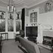Glasgow, 54 Langside Drive, interior.
General view of ground floor music room from North West.