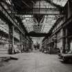 Glasgow, Govan, Linthouse engine works, interior.
General view of North hall from East.