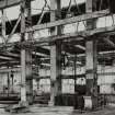 Glasgow, Govan, Linthouse Engine Works, interior.
Detail of reinforced triple stanchion bay at centre.
