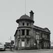 Glasgow, 1 Lloyd Street, Clyde Patent Wire Rope Works.
View from East, showing Dalmarnock Road (ornate sandstone) facade fronting onto Dalmarnock Road.