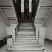 31, 33, 35 Lynedoch Place, Free Church College, interior
Ground floor, lower staircase hall, view of staircase from North