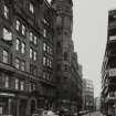 View of Mitchell Street, Glasgow, from NNW, showing the Glasgow Herald Building.