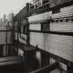 View of roof area, Glasgow Herald Building, Mitchell Street, Glasgow, from N.