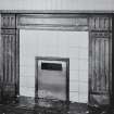 Glasgow, 19-27 Maitland Street, Police Office Building, interior.
View of fireplace, ground floor.
