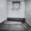 Glasgow, 19-27 Maitland Street, Police Office Building, interior.
View of specimen cell in prison block, ground floor.
