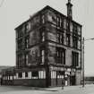 Glasgow, Bridgeton, 291-297 Main Street.
General view from North-West showing corner with Trafalgar Street.