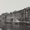 Glasgow, North Spiers Wharf.
General view from South-West of Sugar Refinery, Grain Mills and stores.